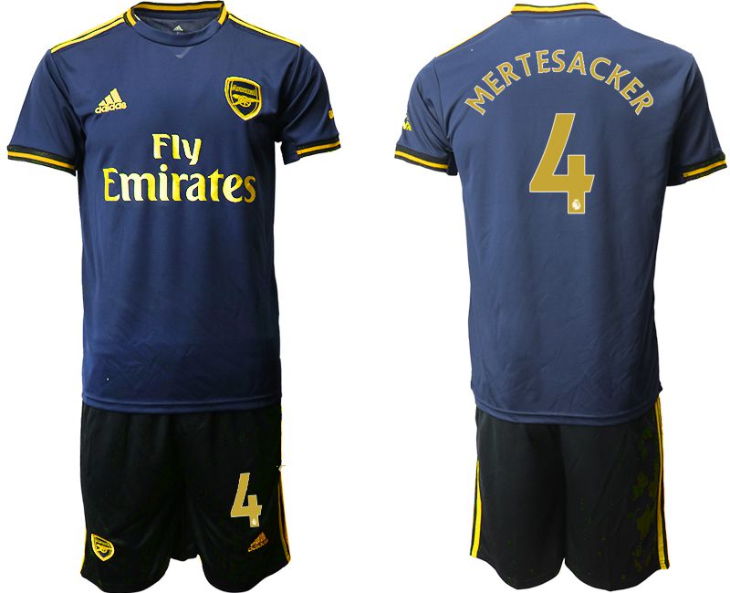 Men 2019-2020 club Arsenal away #4 blue Soccer Jerseys->bayern munich jersey->Soccer Club Jersey